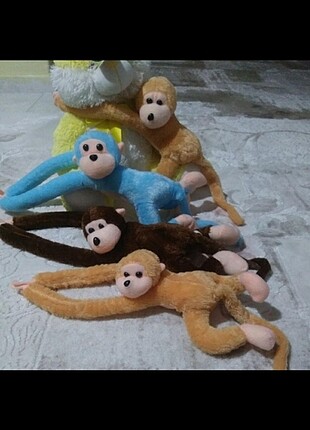 Peluş asılabilen maymunlar