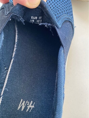 H&M H&M Erkek Çocuk Lacivert Keten Ayakkabı