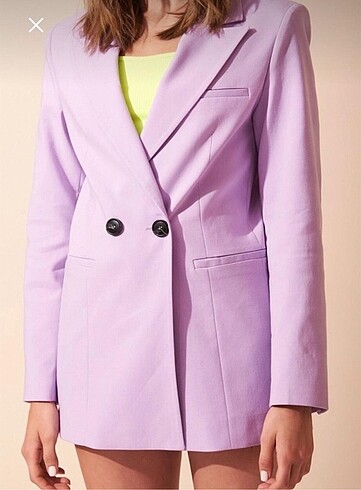 xs Beden Lila blazer ceket