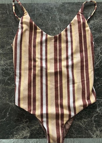 Çizgili Calzedonia sıfır mayo