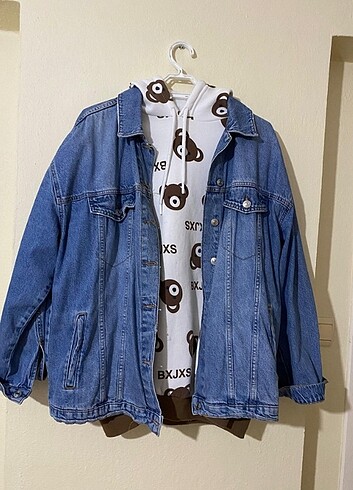 Diğer Lcw kot ceket oversize model sıfır sayılır hiçbir deformesi yok