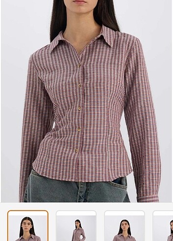 Pull and bear kareli gömlek 