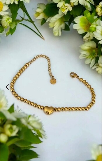 Diğer Çelik gold kalpli bileklik