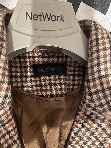 Network Network ekoseli ceket