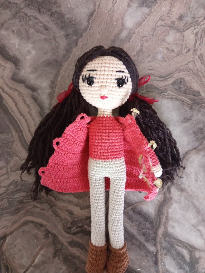 Pembe El Örgüsü Bebek - Görsel 5