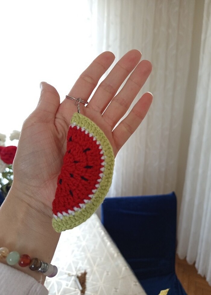 Karpuz ???? dilim anahtarlık  - Görsel 2