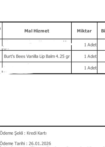 Burt's Bees Vanilyalı Renksiz Dudak Bakım Kremi - Görsel 7