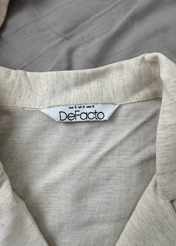 Bej Keten Düğmeli Kolsuz Kadın Yelek - Görsel 2