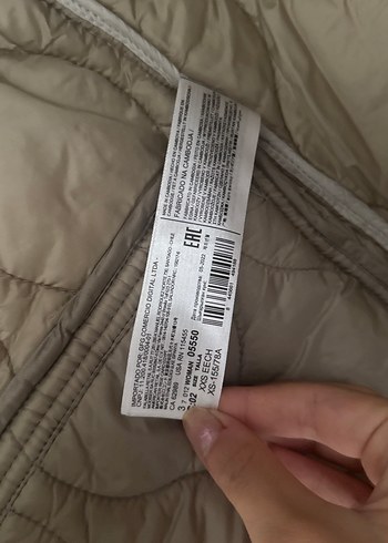 Düğmeli Beyaz Kadın Ceket - Görsel 2