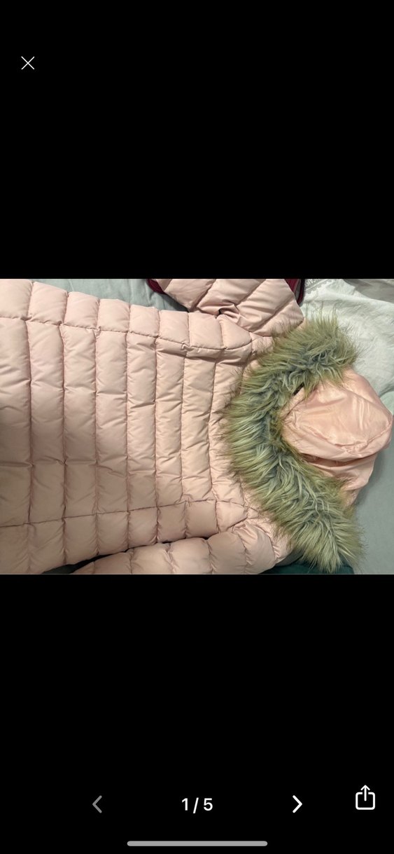 Bej Kürklü Midi Kışlık Kadın Mont - Görsel 5