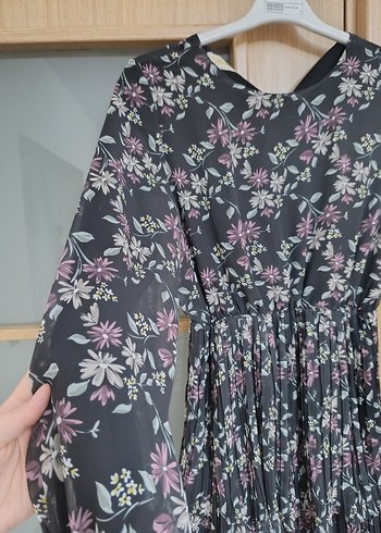 Kadın Uzun Pilili Bohem Elbise - Görsel 3