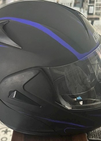 Koyu Mavi LS2 Biker Kask - Görsel 3