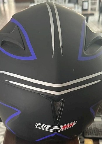 Koyu Mavi LS2 Biker Kask - Görsel 4