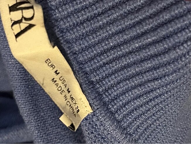 Zara mavi kazak - Görsel 4