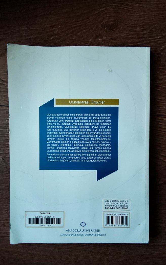 Uluslararası Örgütler - Anadolu Üniversitesi - Görsel 2