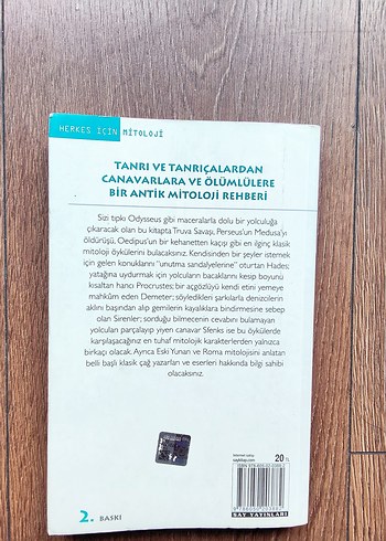 Mitoloji 101 - Eski Yunan ve Roma Mitolojisi Kitabı - Görsel 2