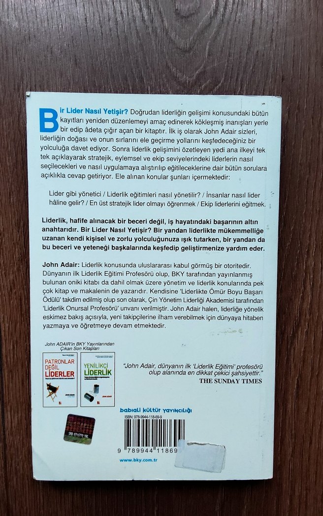 Bir Lider Nasıl Yetişir? - John Adair - Görsel 2