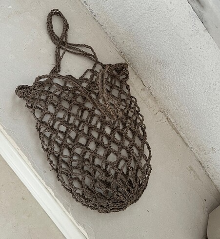 Makrome el yapımı çanta