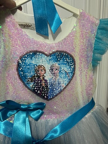 8 Yaş Beden Elsa elbise