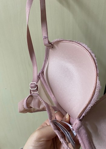 Penti Pembe Dantelli Destekli Sütyen 75B - Görsel 4