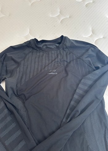 Siyah Uzun Kollu Yüksek Yakalı Kadın Aktif Giyim - Görsel 2