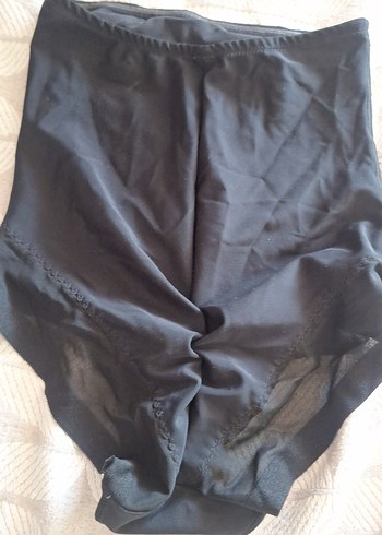 Siyah Kadın Midi Yüksek Bel korse - Görsel 2