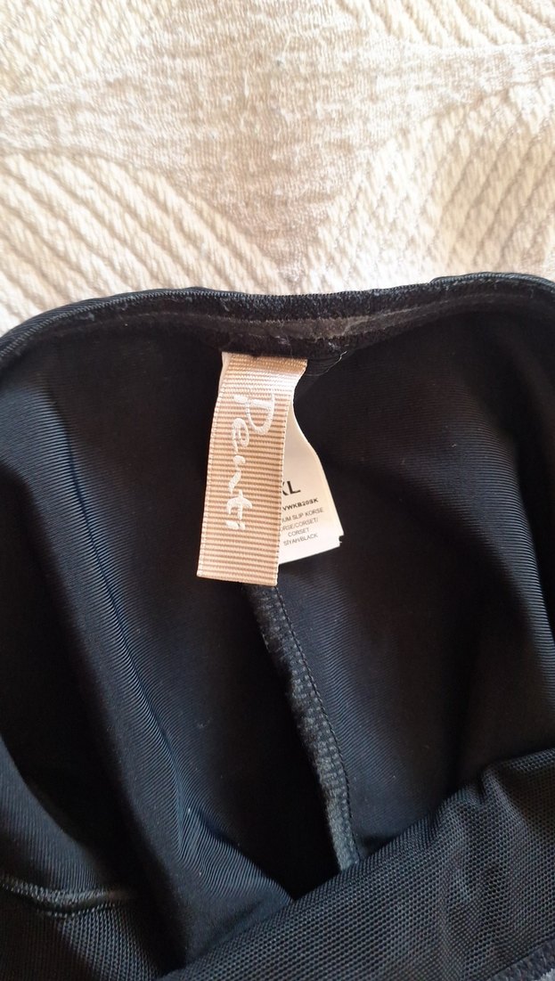 Siyah Kadın Midi Yüksek Bel korse - Görsel 3