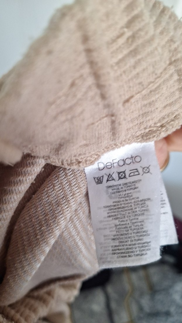 Bej Salaş Mini  Şort - Görsel 2