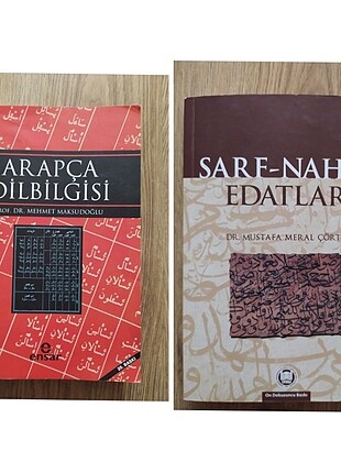 Arapça Dil Bilgisi Kitabı ve Sarf-Nahiv-Edatlar Kitabı 