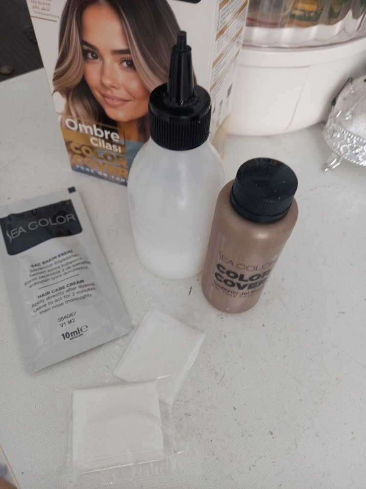 EA Color Toner Saç Boyası Seti 9.1 Açık Küllü - Görsel 3