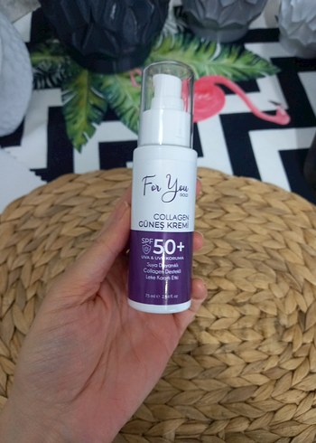 For You Collagen SPF 50+ Güneş Kremi 75 ml - Görsel 2