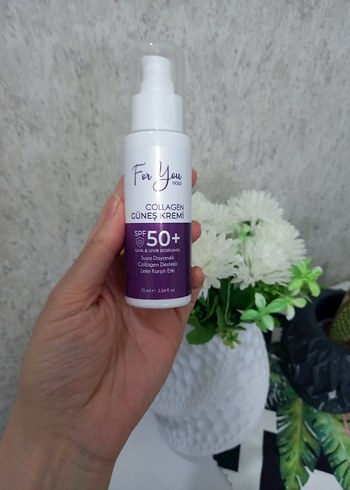 For You Collagen SPF 50+ Güneş Kremi 75 ml - Görsel 3