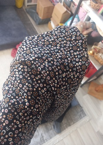 Düğmeli Bohem Midi Hamile Eteği - Görsel 2