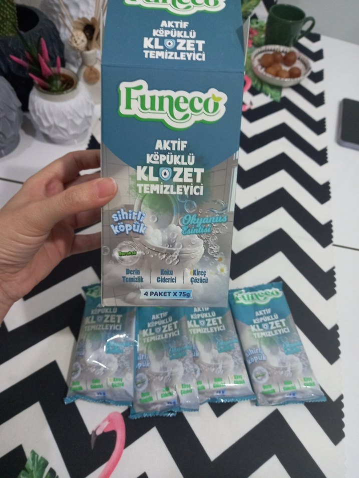Funeco Aktif Köpüklü Klozet Temizleyici 4'lü Paket - Görsel 2