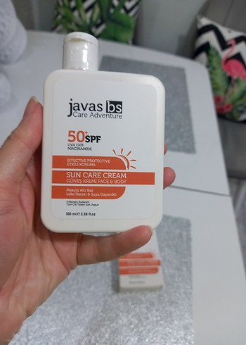 Javas BS Güneş Koruyucu Krem SPF 50 - Görsel 3