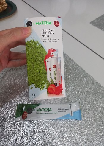 Matcha Yeşil Çay Spirulina Tozu - Görsel 6
