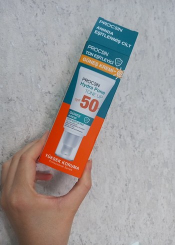 Procsin Hydra Pone Tone Up SPF 50 Güneş Kremi - Görsel 6