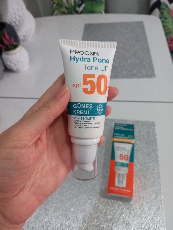 Procsin Hydra Pone Tone Up SPF 50 Güneş Kremi - Görsel 4
