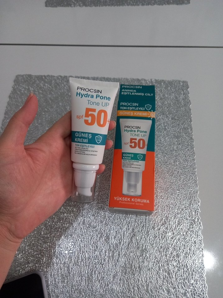 Procsin Hydra Pone Tone Up SPF 50 Güneş Kremi - Görsel 5