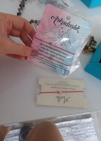 Bohem Etnik Boncuklu Çocuk Takısı Turkuaz - Görsel 6