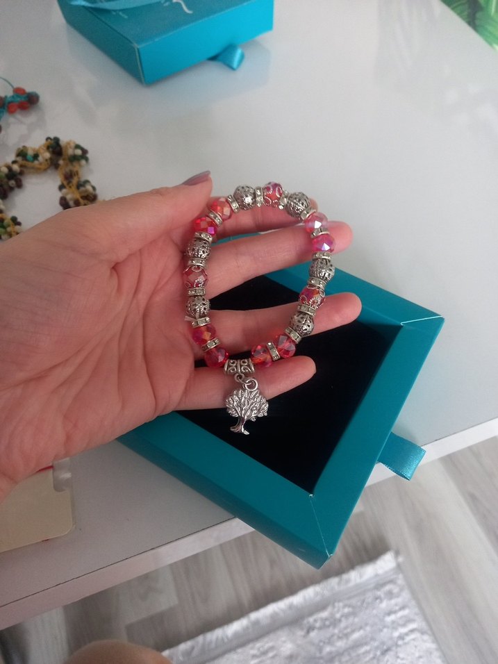 Bohem Etnik Boncuklu Çocuk Takısı Turkuaz - Görsel 2