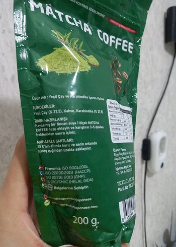 Yeşil Çay Karahindiba Kahvesi 200g - Görsel 7