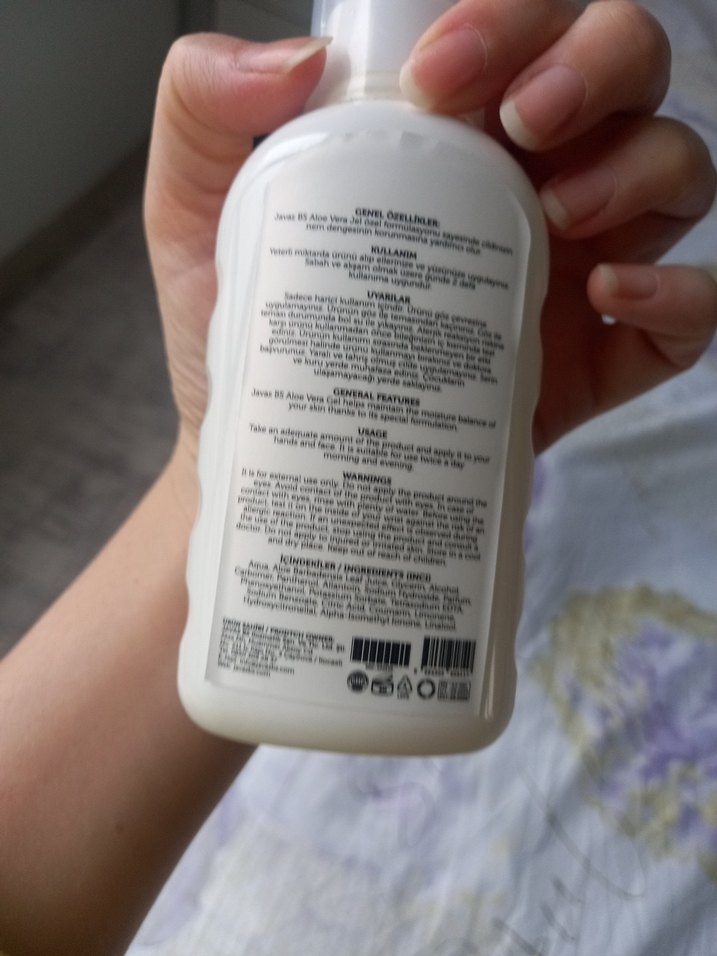 Javasbs Aloe Vera Nemlendirici Jel 200 ml - Görsel 5