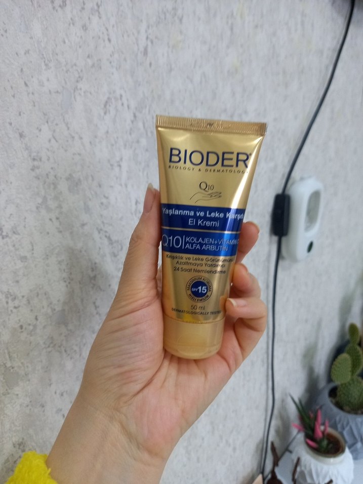 Bioder Q10 Yaşlanma Karşıtı El Kremi 50 ml - Görsel 3