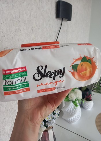 Sleepy Portakal Kokulu Islak Mendil 100'lü - Görsel 3