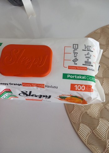 Sleepy Portakal Kokulu Islak Mendil 100'lü - Görsel 4