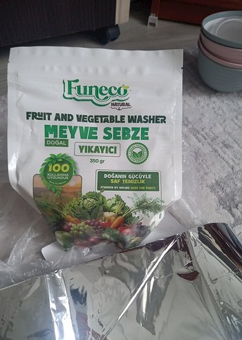 Funeco Meyve Sebze Yıkayıcı ve Alüminyum Kapak - Görsel 3
