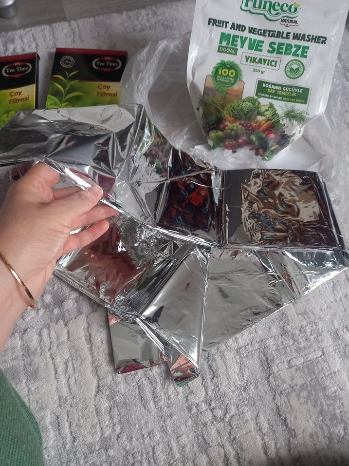 Funeco Meyve Sebze Yıkayıcı ve Alüminyum Kapak - Görsel 4