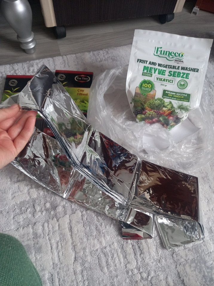 Funeco Meyve Sebze Yıkayıcı ve Alüminyum Kapak - Görsel 5