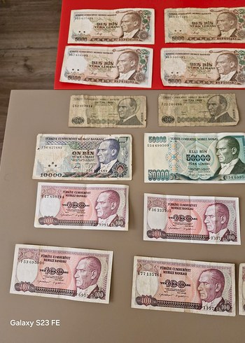 Koleksiyonluk Eski Türk Lirası Banknotları - Görsel 2
